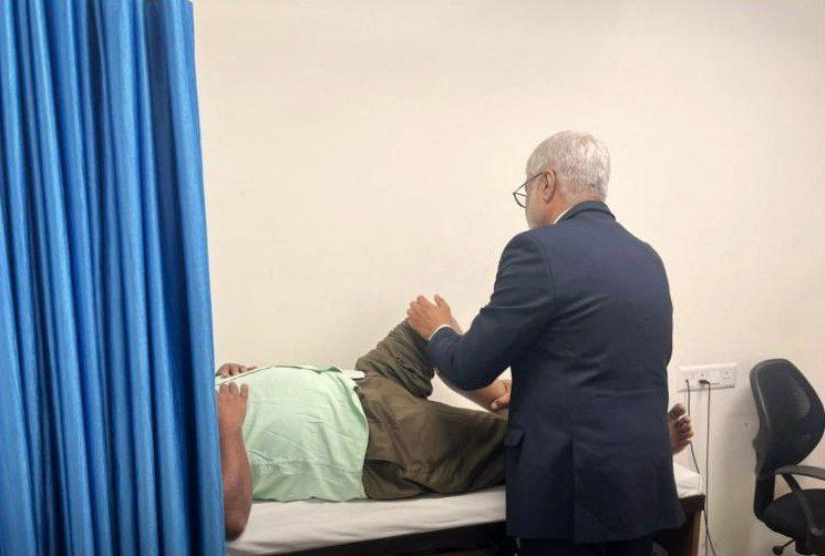 A free medical camp held by the Foundation